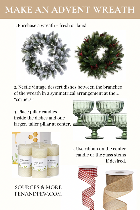 Make an Advent Wreath